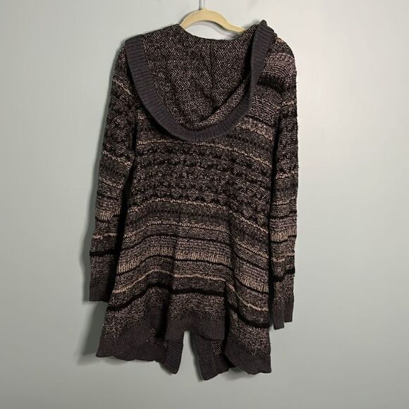 Peruvian Connection Baby Alpaca Blend Hooded Long Sweater - Picture 6 of 7